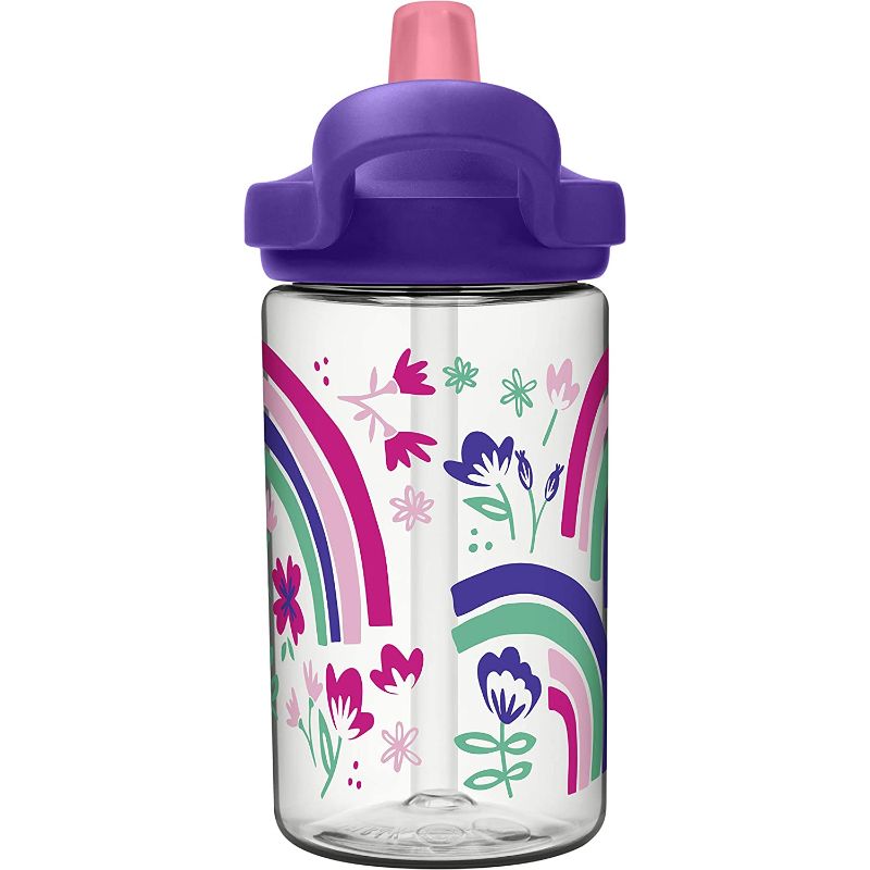CamelBak - Eddy + Kids Water Bottle - Rainbow Floral - 400ml — تصویر 4