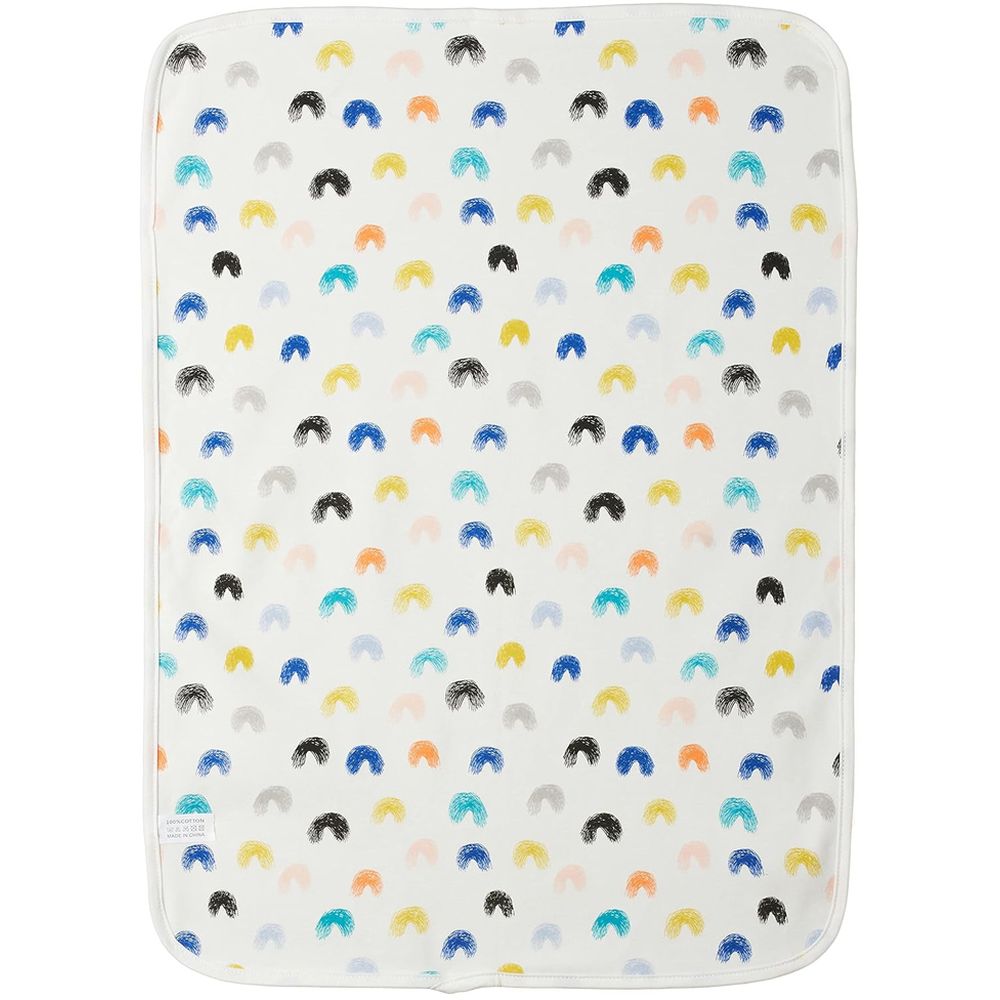 Star Babies - Microfiber Hooded Towel With Reusable Changing Mat - White — تصویر 4