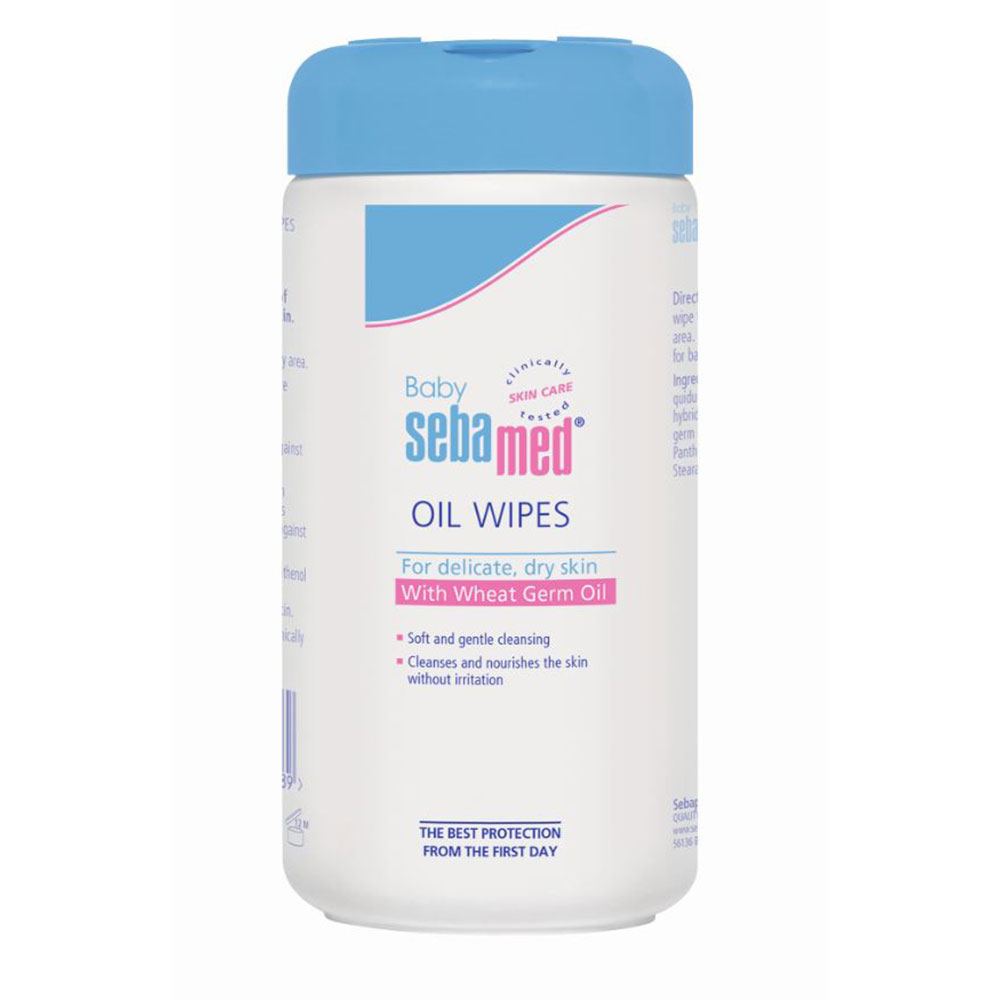 Sebamed Baby Oil Wipes - 70 — تصویر 2
