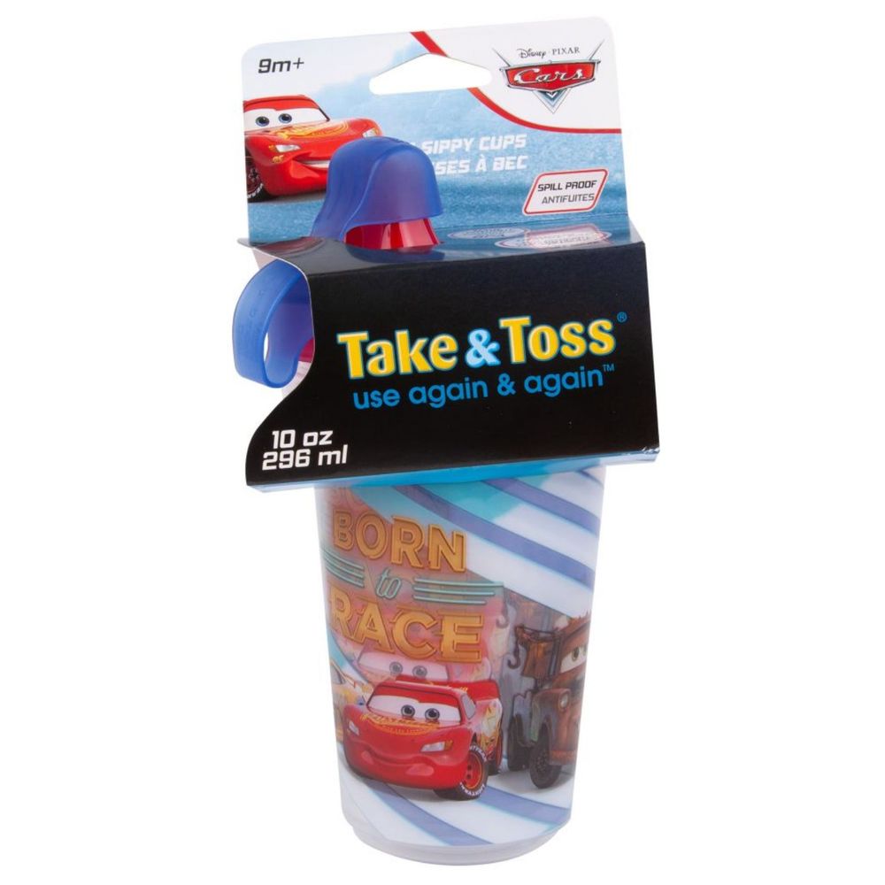 The First Years - Cars Take & Toss 10oz Sippy Cup - Pack of 3 — تصویر 4