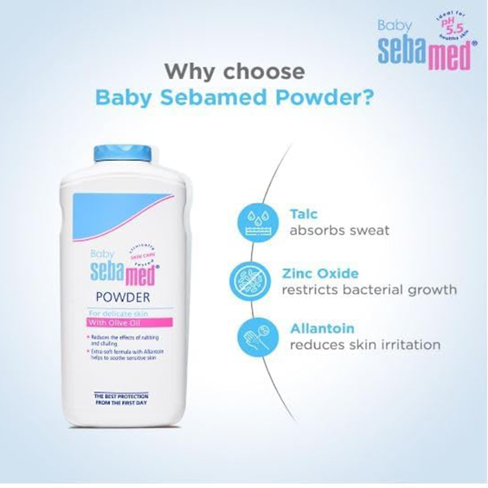 Sebamed Baby Powder 200g — تصویر 2