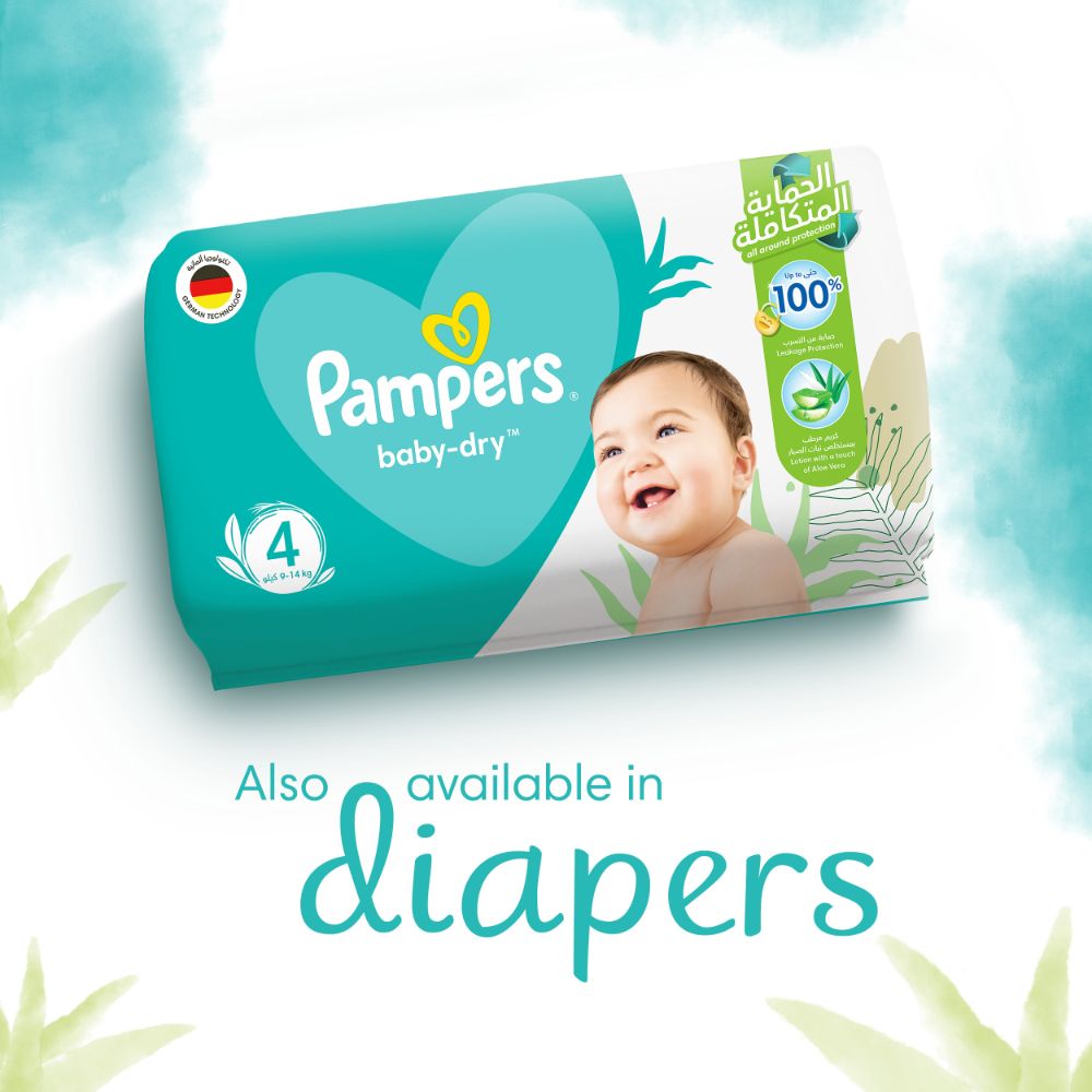 Pampers - Complete Clean Baby Wipes with Aloe Vera Lotion, 64 Count — تصویر 7