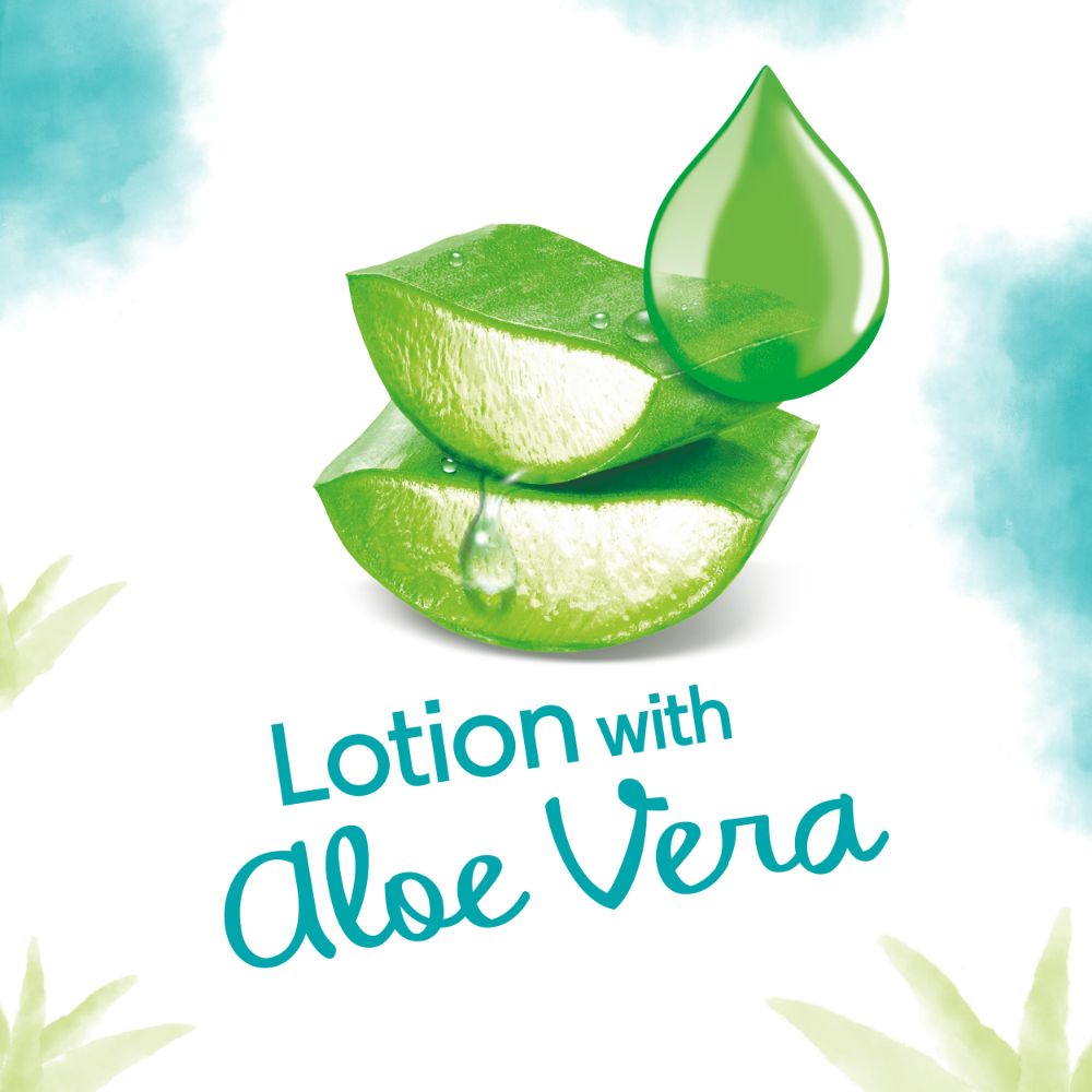 Pampers - Complete Clean Baby Wipes with Aloe Vera Lotion, 64 Count — تصویر 2