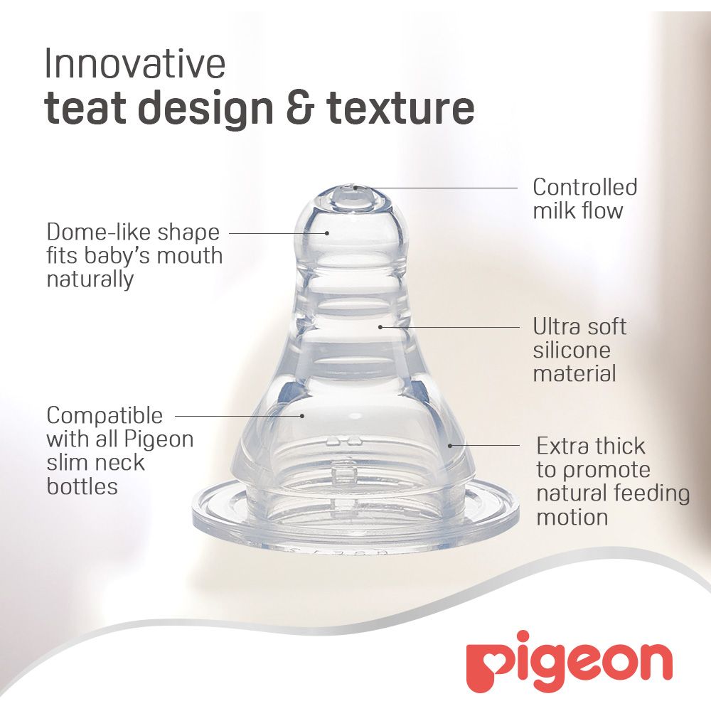 Pigeon - Glass Feeding Bottle K-8 240ml (Transparent Cap) — تصویر 7