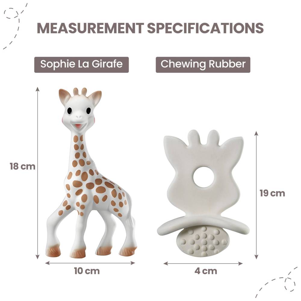 Vulli So Pure Sophie the Giraffe + Natural Teether Set — تصویر 2