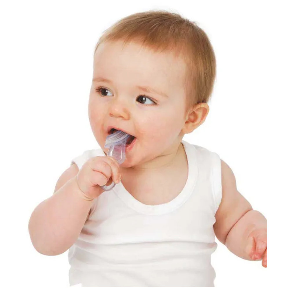 Brush Baby - Soft Teether Brush For Babies And Toddlers - Clear — تصویر 2