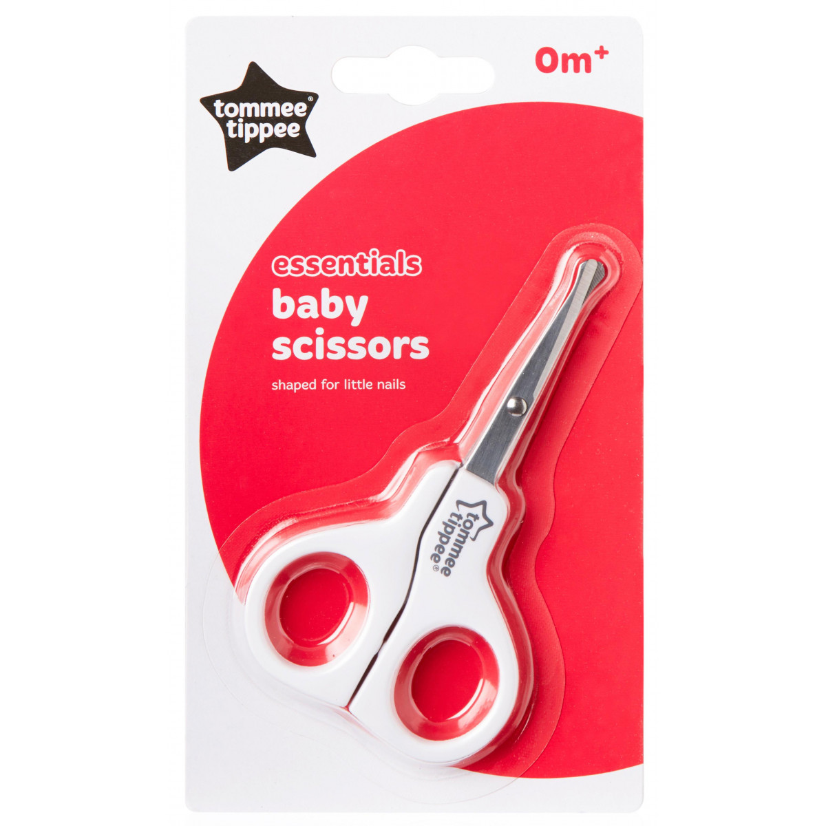 Tommee Tippee Essentials Baby Nail Scissors, Pack of 1-White — تصویر 2