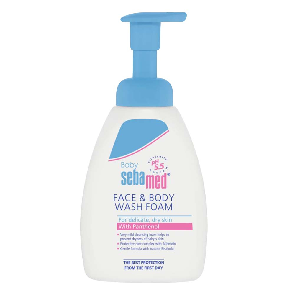 Sebamed Baby Face & Body Wash Foam - 400 ml — تصویر 2