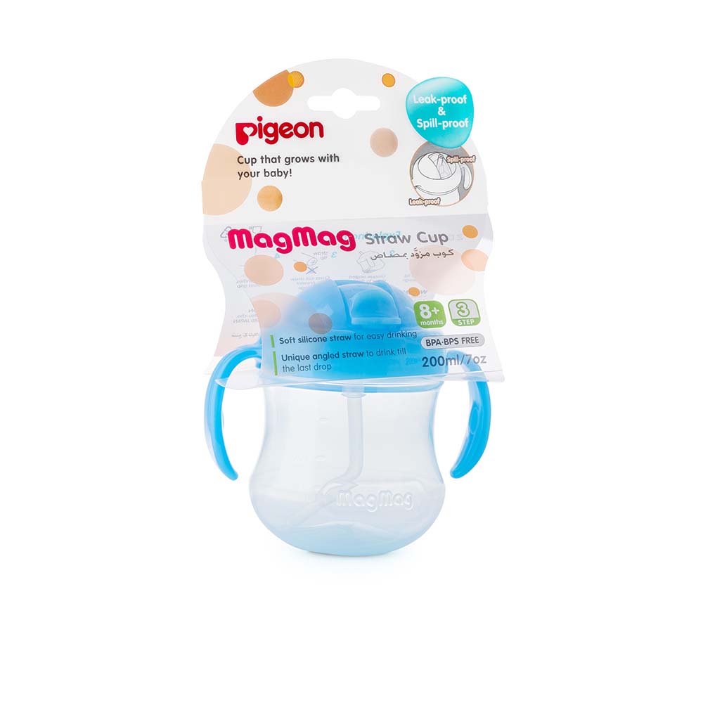 Pigeon - Mag Mag Straw Cup - Sky Blue — تصویر 2