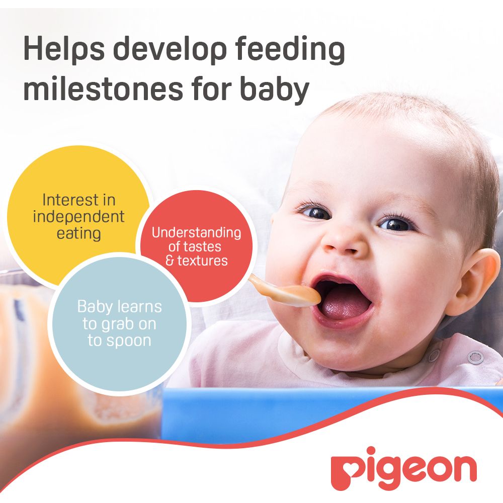 Pigeon - Baby's First Spoon & Fork Set — تصویر 3