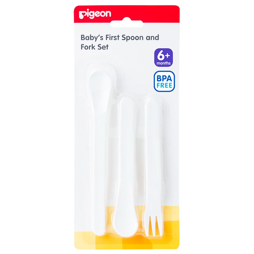 Pigeon - Baby's First Spoon & Fork Set — تصویر 1