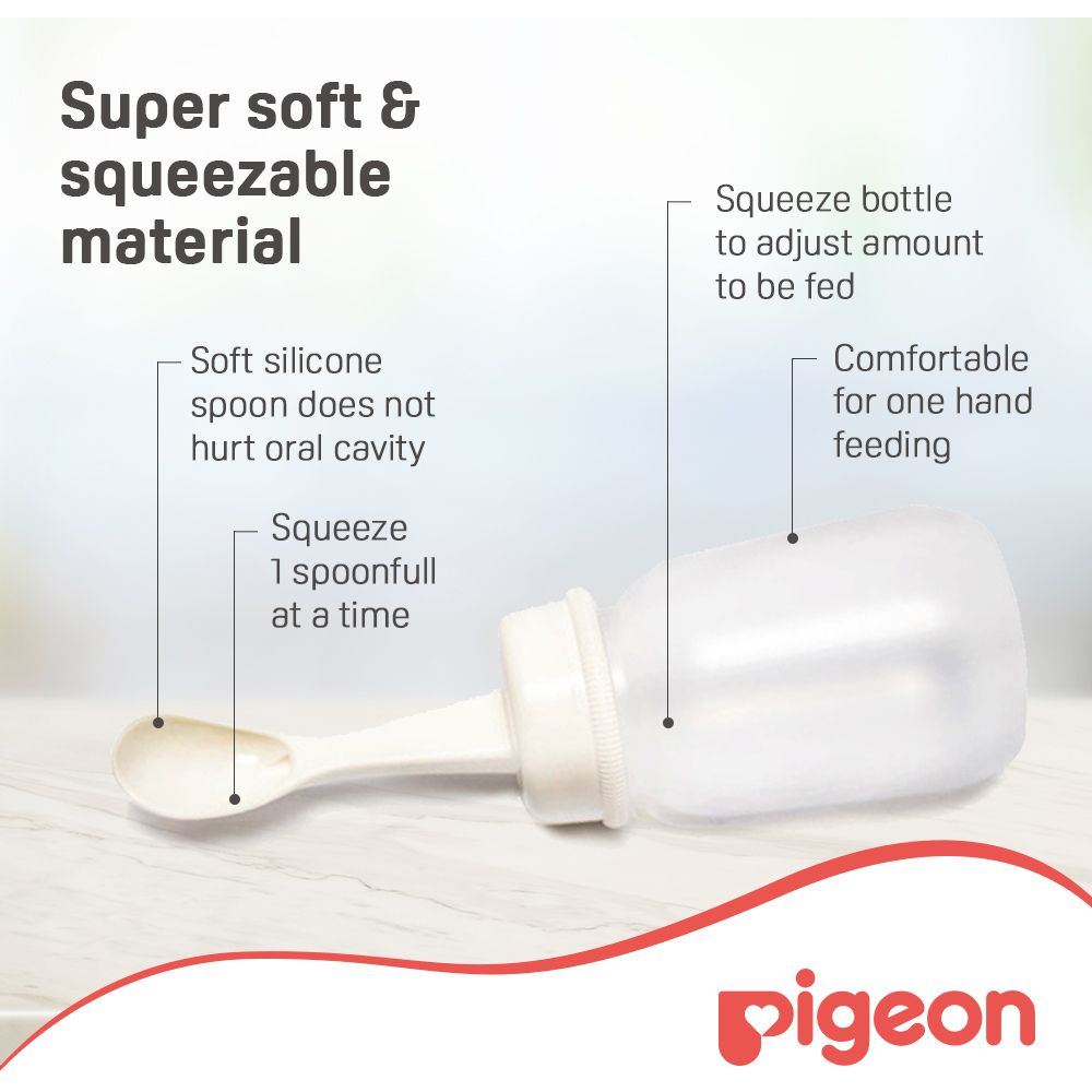 Pigeon - Weaning Bottle With Spoon 120ml — تصویر 5