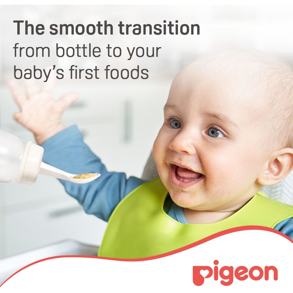 Pigeon - Weaning Bottle With Spoon 120ml — تصویر 3