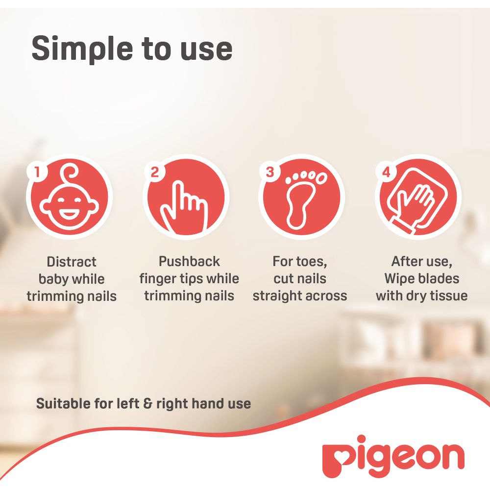 Pigeon - Safety Nail Scissors For Tiny Nails — تصویر 8