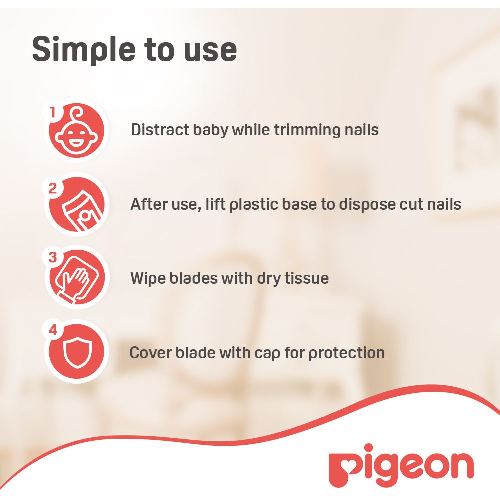 Pigeon - Safety Baby Nail Clippers — تصویر 7